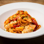 Linguine spigola e pomodorino