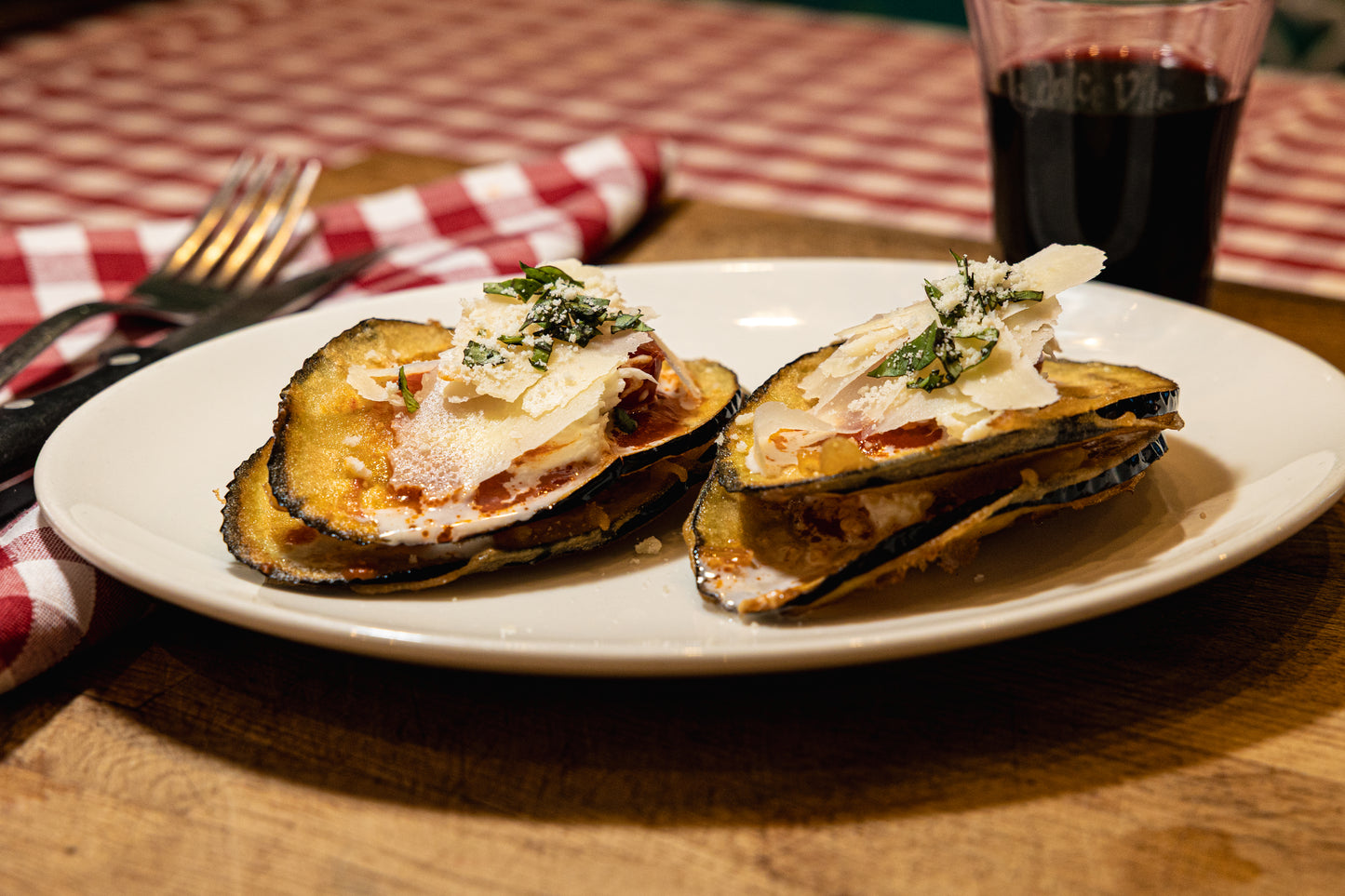 Millefoglie di melanzane